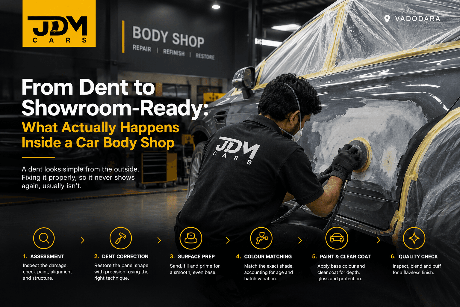 From Dent to Showroom-Ready: What Actually Happens Inside a Car Body Shop